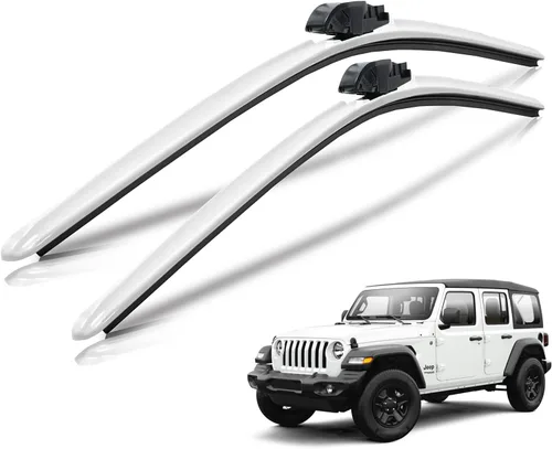 Vista 19 de ClixWipers - Limpiaparabrisas de repuesto de fibra de carbono negra de 14 + 14 pulgadas (juego de 2) para todo tipo de clima, limpiaparabrisas