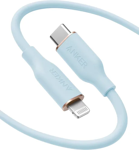 Vista 9 de Anker USB C to Lightning Cable, MFi-Certified (3 ft, Midnight Black)