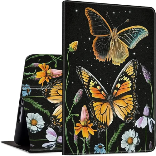 Vista 23 de Rossy Funda para tableta Amazon Fire HD 8 (8ª/7ª/6ª generación, versión 2018/2017/2016) delgada y ligera, de piel sintética, multiángulo, ajustable