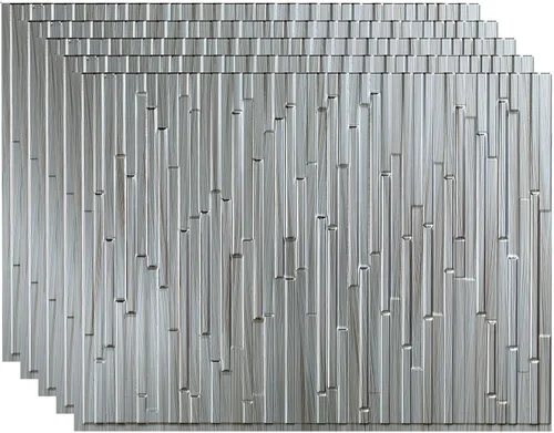 Vista 17 de FASÄDE Skyline - Panel decorativo de vinilo para salpicaduras en cachemira (paquete de 5)