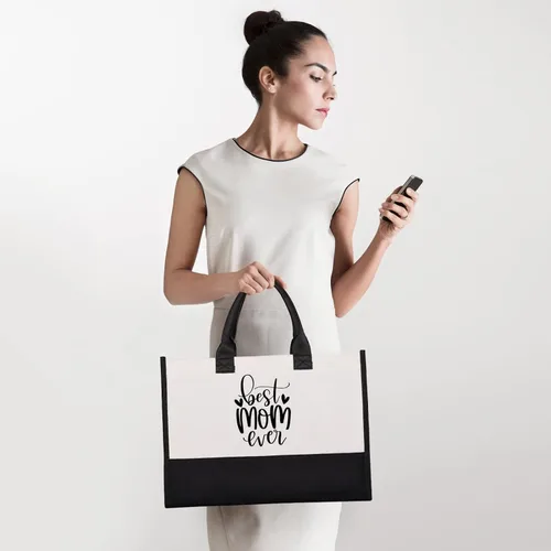 Vista 6 de Lamyba Bolsa de mano para novia con bolsa de maquillaje, regalos para compromisodespedida de solterafiesta de boda en blanco y negro