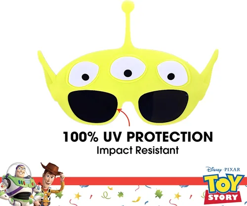 Vista 3 de Sun-Staches Toy Story Sunglasses, Disney Costume Accessory Alien
