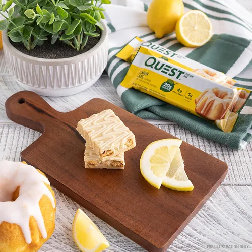Vista 4 de Quest Nutrition - Barra de proteínas, pastel de limón, 12