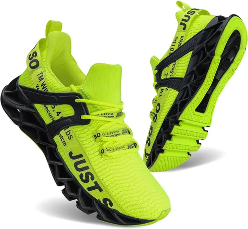 Vista 15 de Umyogo Zapatos deportivos, antideslizantes, para caminar, para mujer 1-1Púrpura