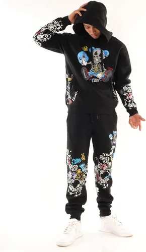 Vista 120 de SCREENSHOT Sudadera urbana de forro polar para hombre, diseño de dibujos animados de animación, parche bordado de gel