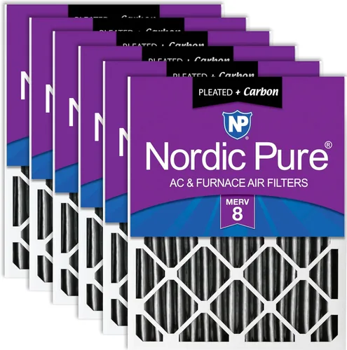 Vista 16 de Nordic Pure 16x20x4 (15_1/2 x 19_1/2 x 3_5/8) Filtro de aire plisado MERV 7, 1 unidad