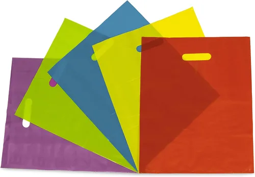 Vista 9 de Prime Line Packaging Bolsas de regalo de plástico con asas, 9x12, paquete