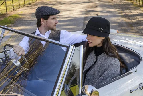 Vista 11 de Irish Tweed Trinity Flat Cap, 100% Tweed, fabricado en Irlanda