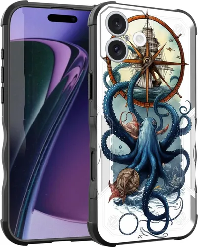 Vista 97 de Funda para iPhone Air, [doble capa] [protección contra caídas de grado militar de 10 pies] Funda resistente a prueba de golpes para iPhone Air