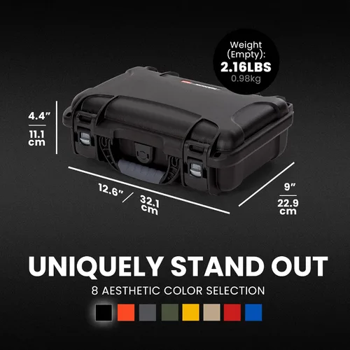 Vista 4 de Nanuk 909 Estuche rígido impermeable con inserto de espuma - Negro