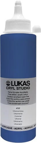 Vista 13 de Lukas CRYL Studio Artist - Pintura acrílica para artistas, Alizarín Carmesí, botella de 250 ml - Pinturas acrílicas de alto pigmento para pintar