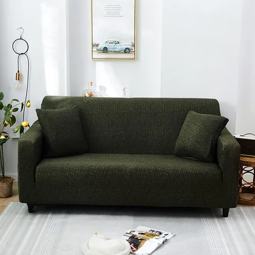 Vista 7 de IMYOGI Fundas elásticas para sofá de alta elasticidad, elegante funda de sofá de color sólido con parte inferior elástica, protector de muebles