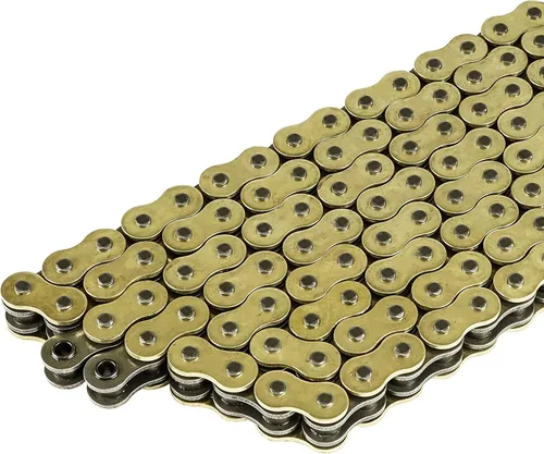 Vista 3 de Caltric Cadena de transmisión de junta tórica compatible con Ducati 800 Monster 800 S2R S2-R 2004-2007 dorado