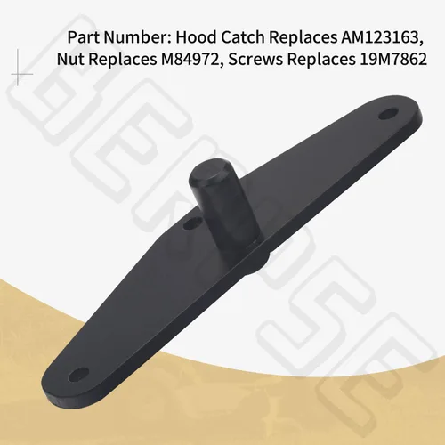 Vista 5 de AM123163 Kit de capó compatible con cortacésped JohnD-eere, compatible con modelos 4200 4300 4400 4500 4600 4700, incluye tuerca M84972, tornillos