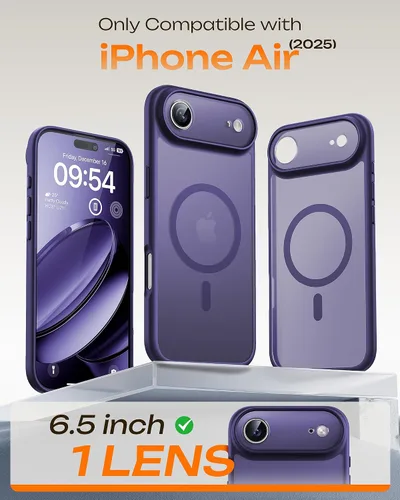 Vista 776 de TOCOL Funda para iPhone 11, compatible con Magsafe, protección completa de cámara, imanes integrados, protección contra caídas, funda translúcida