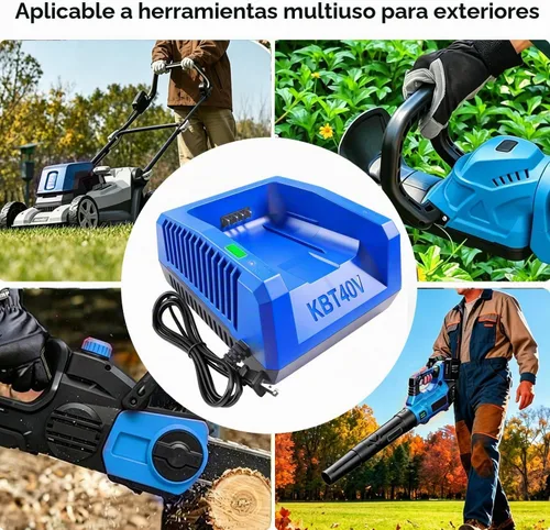 Vista 6 de DTK Reemplazo de carga rápida para cargador de batería rápido Kobalt de 40 V