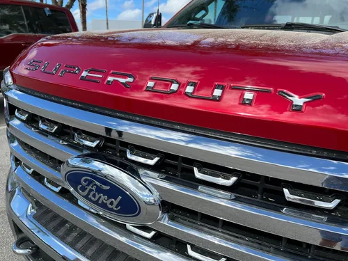 Vista 7 de Insertos de letras para capó - Compatibles con Super Duty 2023-2026
