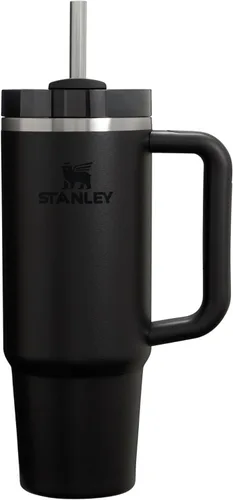 Vista 171 de STANLEY Quencher H2.0 Vaso Térmico con asa y pajilla, 64 onzas, tapa Flowstate de 3 posiciones, gran capacidad para viajes y deportes, vaso de acero