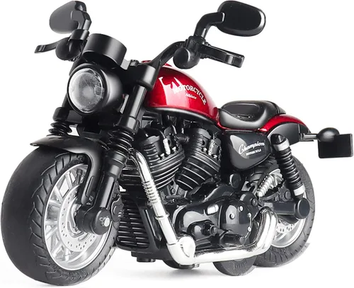 Vista 9 de Mini Motocicleta de Juguete - Autos de Juguete de Retroceso con Sonido y Luz, Motocicletas de Juguete para Niños Pequeños, Juguetes de Motocicleta