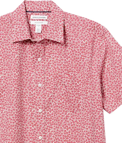 Vista 6 de Tienda Essentials - Camisa de popelina de manga corta de ajuste regular para hombre