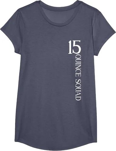 Vista 71 de Quince Squad Quinceanera 15th Birthday - Camiseta de quinceañera para niñas Asphalt Grey