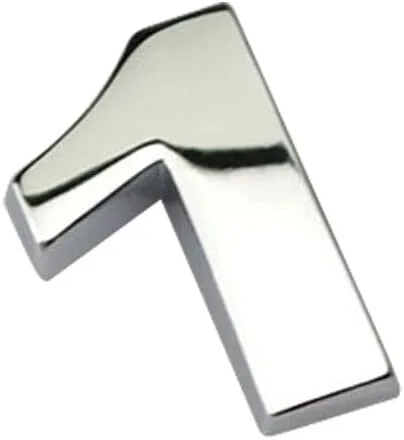 Vista 31 de Anso 1x Pegatina para Parachoques de Coche Auto de Metal Cromado DIY Letras 3D Digital Alfabeto Emblema