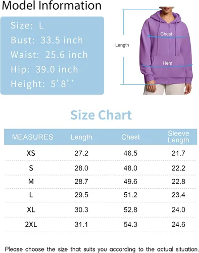 Vista 7 de THE GYM PEOPLE Sudaderas con capucha de forro polar de gran tamaño para mujer, con cremallera completa, abrigos con capucha para otoño