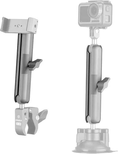 Vista 8 de FANAUE Brazo de doble zócalo: longitud completa de 5.9 pulgadas, compatible con componentes de bola de tamaño B de 1 pulgada (DA-150)