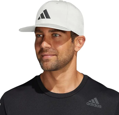 Vista 4 de adidas Gorra de ajuste ajustable con tres barras para hombre