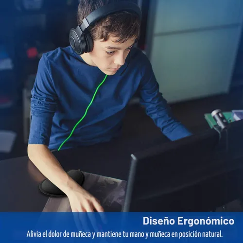 Vista 7 de Canjoy - Reposamuñecas para mouse (2 unidades)