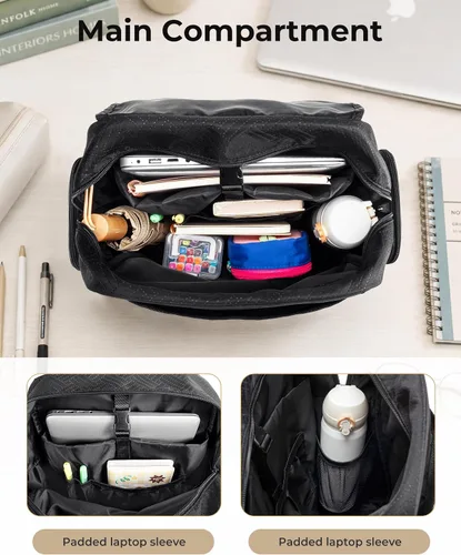 Vista 3 de Mochila Ita Bag con 2 insertos, bolsa de exhibición de pines con funda para portátil
