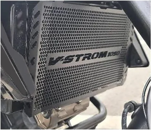 Vista 3 de Protector de rejilla de radiador para Suzuki V-Strom V-Strom V Strom 1050 XT 1050XT 2020 2021 2022 2023 Protector de radiador de motocicleta