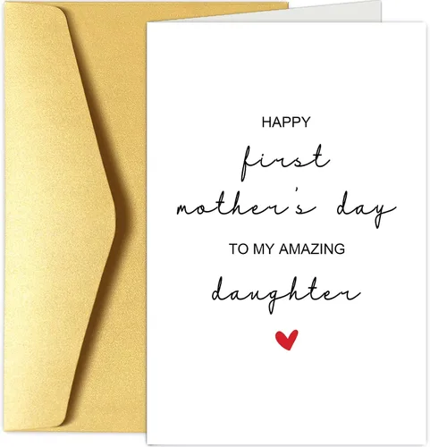 Vista 8 de Chenive Tarjeta del día de la madre de la abuela, tarjeta feliz del día de la madre de hija hijo, increíble mamá y tarjeta de abuela de patada