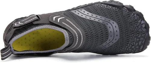 Vista 4 de Zapatos de agua descalzos para hombre, ligeros, de secado rápido, zapatos de natación para piscina, playa, surf para adultos