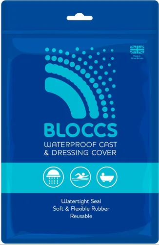 Vista 7 de BLOCCS Rodillera 100 % impermeable, para natación, ducha y baño. Protección impermeable para apósitos y vendajes - #AKP87-S - Protector de rodilla