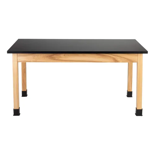 Vista 7 de Learniture Mesa de laboratorio científico con parte superior resistente a productos químicos (30 pulgadas de ancho x 60 pulgadas de largo)
