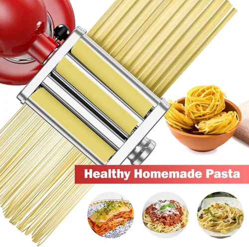 Vista 11 de GVODE - Accesorio para hacer pasta 3 en 1 para batidoras KitchenAid