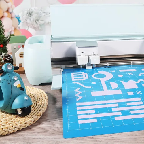 Vista 5 de REALIKE - Alfombrilla de corte LightGrip de 12 x 12 pulgadas compatible con Cricut Maker 3/Maker 4/Maker/Explore 3/4/Air 2/Air/One (3 alfombrillas)