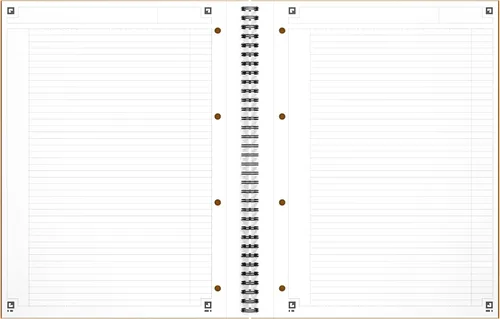 Vista 9 de Oxford International - Cuaderno activo con tapa de polietileno A4+, rayas estrechas con margen y perforado, incluye divisor reposicionable, 80