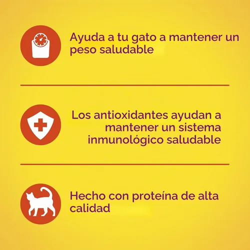 Vista 3 de Meow Mix Alimento seco para gatos de fórmula interior, bolsa de 3.15 libras (paquete de 4)