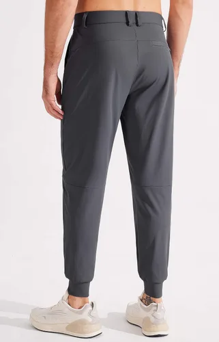 Vista 2 de Libin Pantalones deportivos de golf elásticos en 4 direcciones con bolsillos, pantalones de vestir ajustados para trabajo, pantalones deportivos