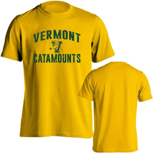 Vista 147 de Sport Your Gear NCAA Camiseta de manga corta retro con licencia oficial de aspecto desgastado para el día del juego, camiseta de espíritu deportivo
