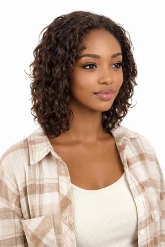 Vista 48 de Peluca de cabello humano rizado profundo de 12 pulgadas para mujeres negras, color natural Glueless T Part HD Curls Lace Front Wigs, Pre-Plucked