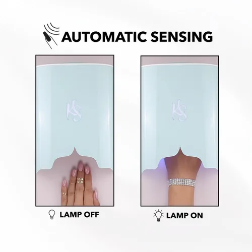 Vista 6 de Lámpara de uñas UV KIARA SKY, lámpara de uñas LED, secador de uñas inalámbrico y recargable, luz UV de curado Flash para esmalte de uñas de gel
