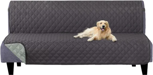 Vista 107 de U-NICE HOME Funda para sillón reclinable, reversible, con correas elásticas, resistente al agua, protege de perros y mascotas, sillón pequeño