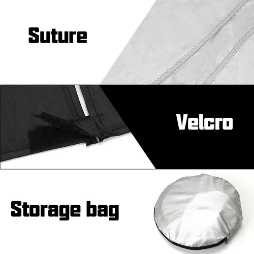 Vista 2 de D-Lumina CX5 - Parasol para parabrisas compatible con Mazda CX-5 2017 2018 2019 2020 2021 2022 2023 2024 2025 – Protector solar plegable