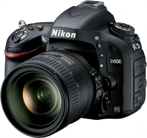 Vista 4 de Cámara SLR D600, de la marca Nikon, con sensor CMOS, formato FX de 24.3 MP