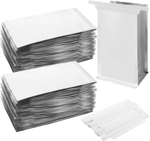 Vista 8 de Sadnyy - 50 bolsas de almacenamiento de grasa desechables para almacenamiento de tocino Hold Hot Liquids Oils for Grease Storage Container