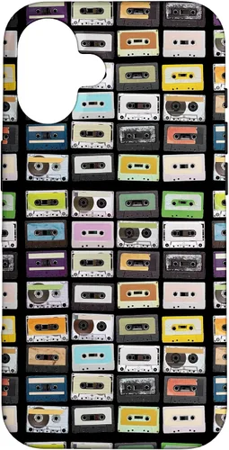 Vista 32 de Cassette Tapes Nostalgic Mixtape Music Graphic Case for iPhone 17