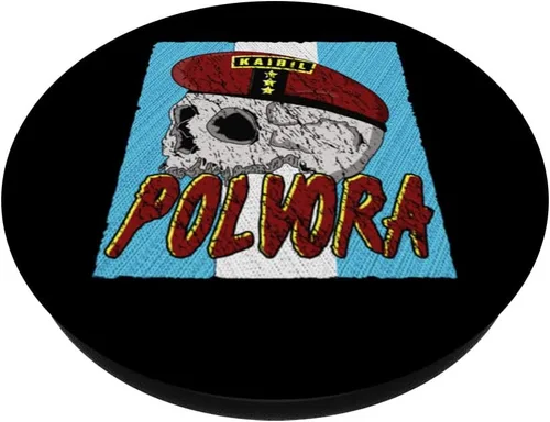 Vista 2 de Kaibil Kaibiles Ejército Guatemalteco de la Fuerza Especial, Patriota PopSockets intercambiables PopGrip